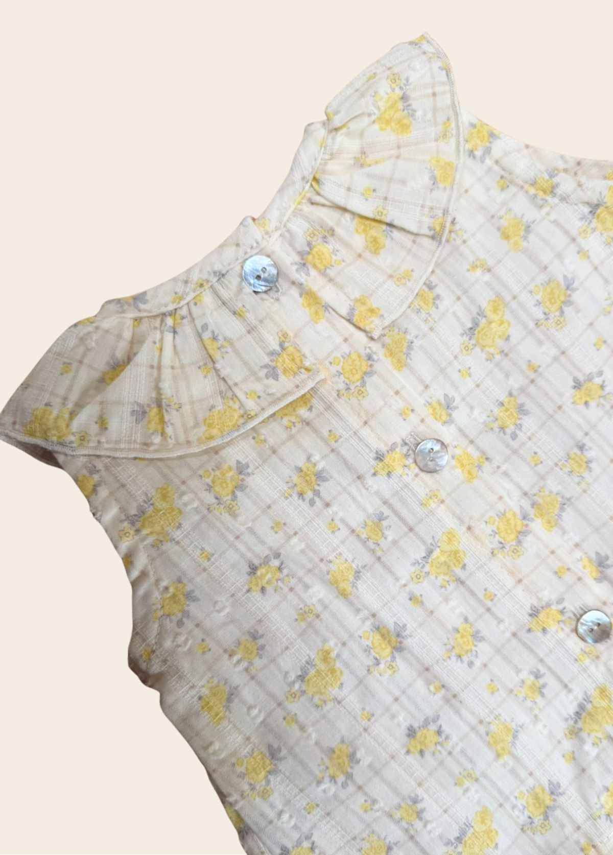 Conjunto Ópalo Flores Amarillas