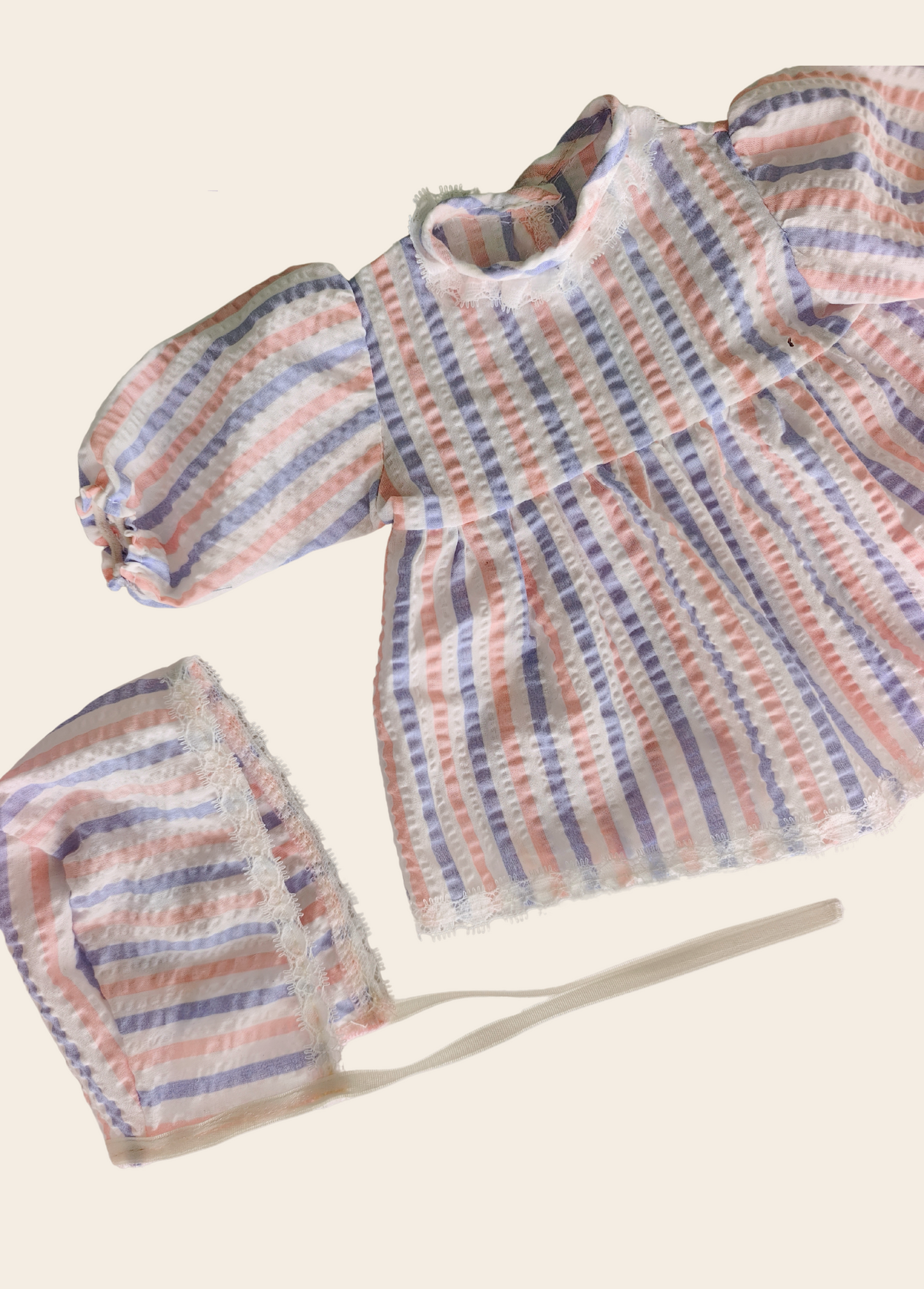 VESTIDO MUÑECA RAYAS