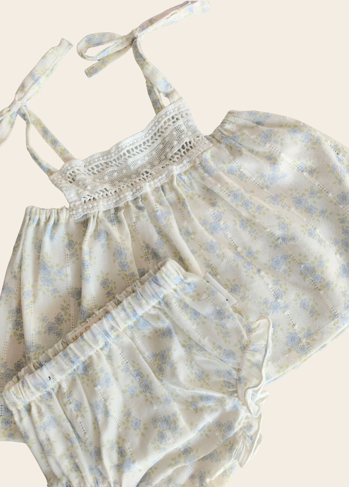Conjunto Amatista Flores Celestes