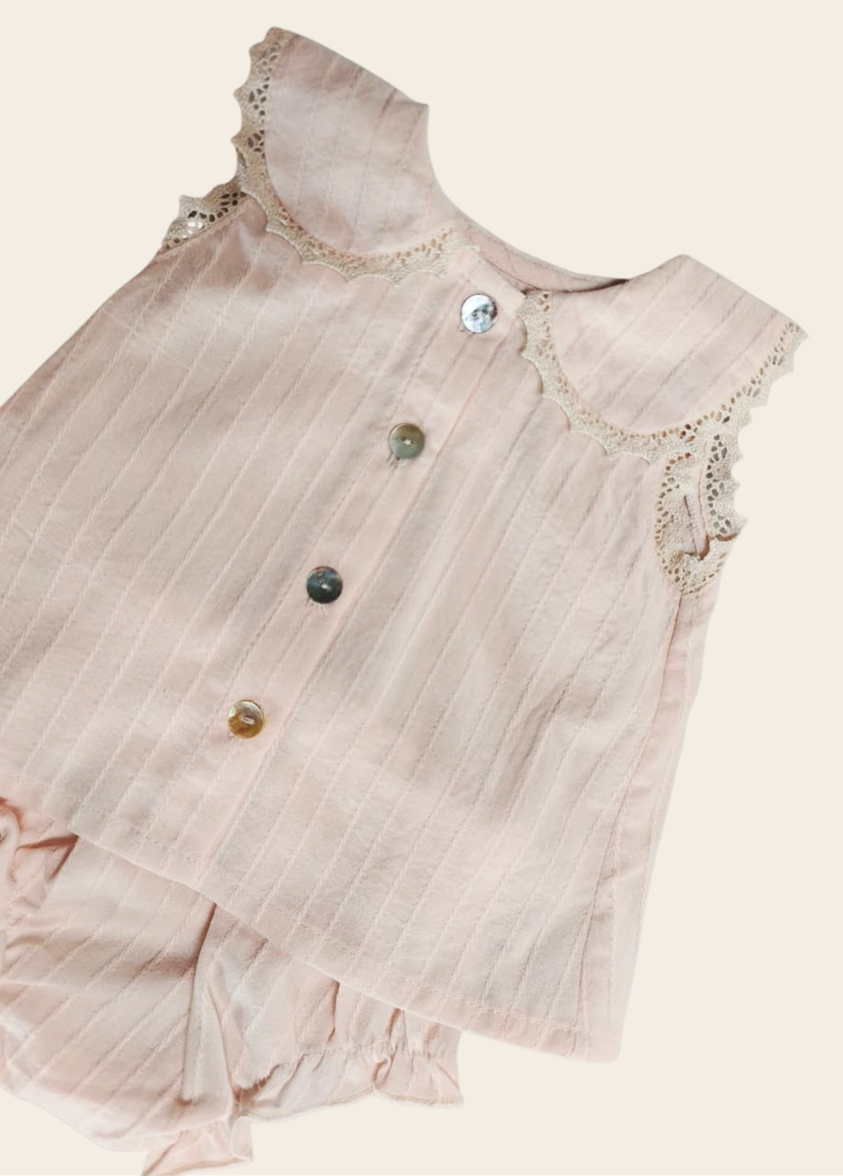 Conjunto Ámbar Rosado Líneas