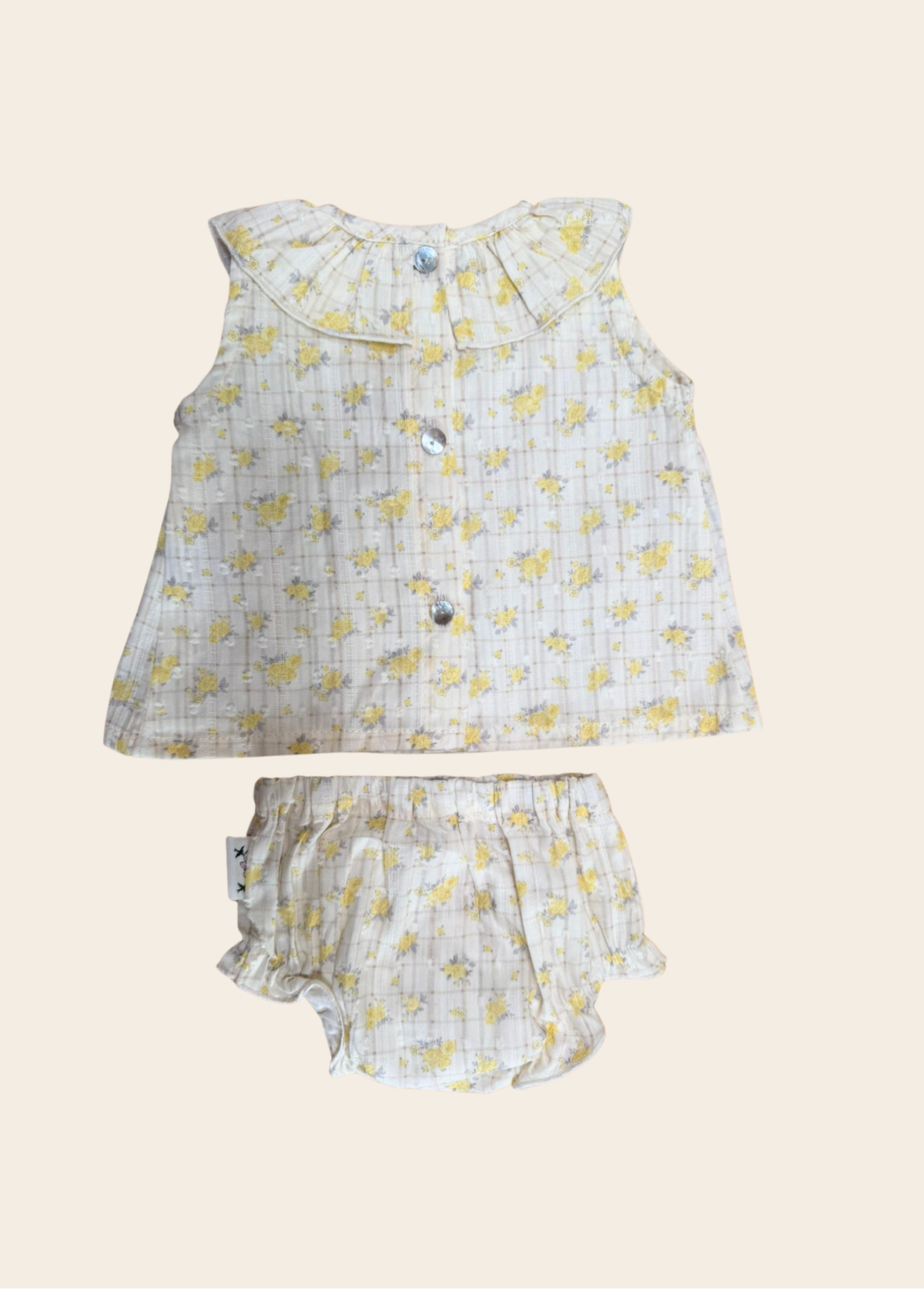 Conjunto Ópalo Flores Amarillas