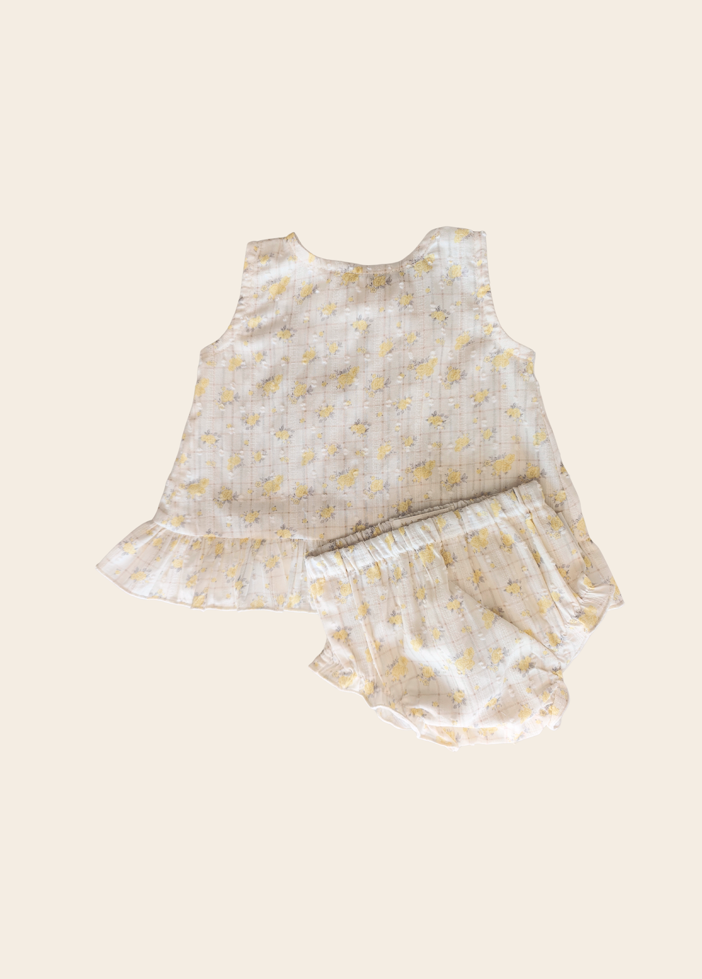 Conjunto Navio Flores Amarillas