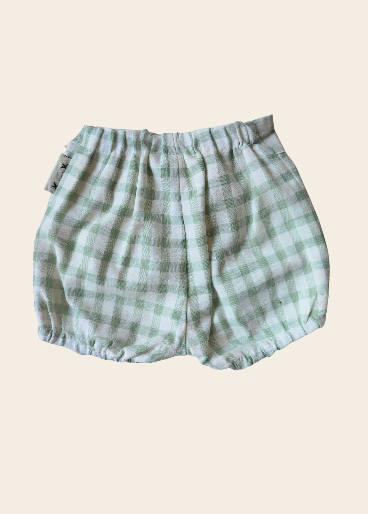 Cubrepañal Platino Vichy Verde
