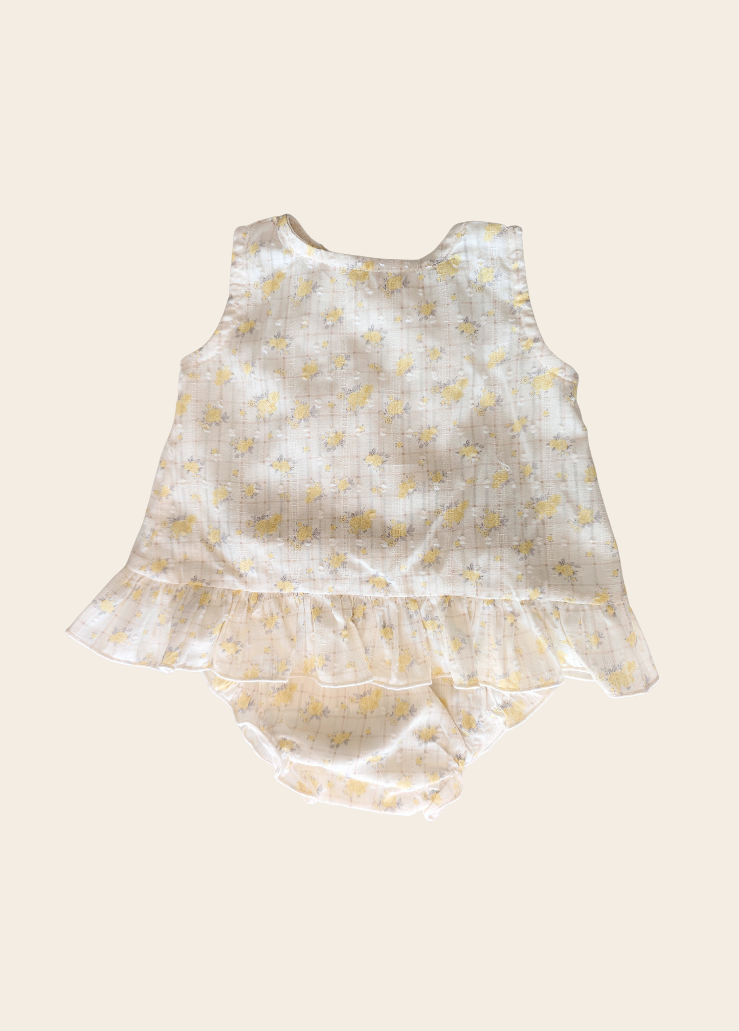 Conjunto Navio Flores Amarillas