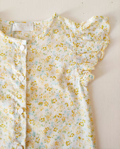 Blusa Fatima Flores Amarillas