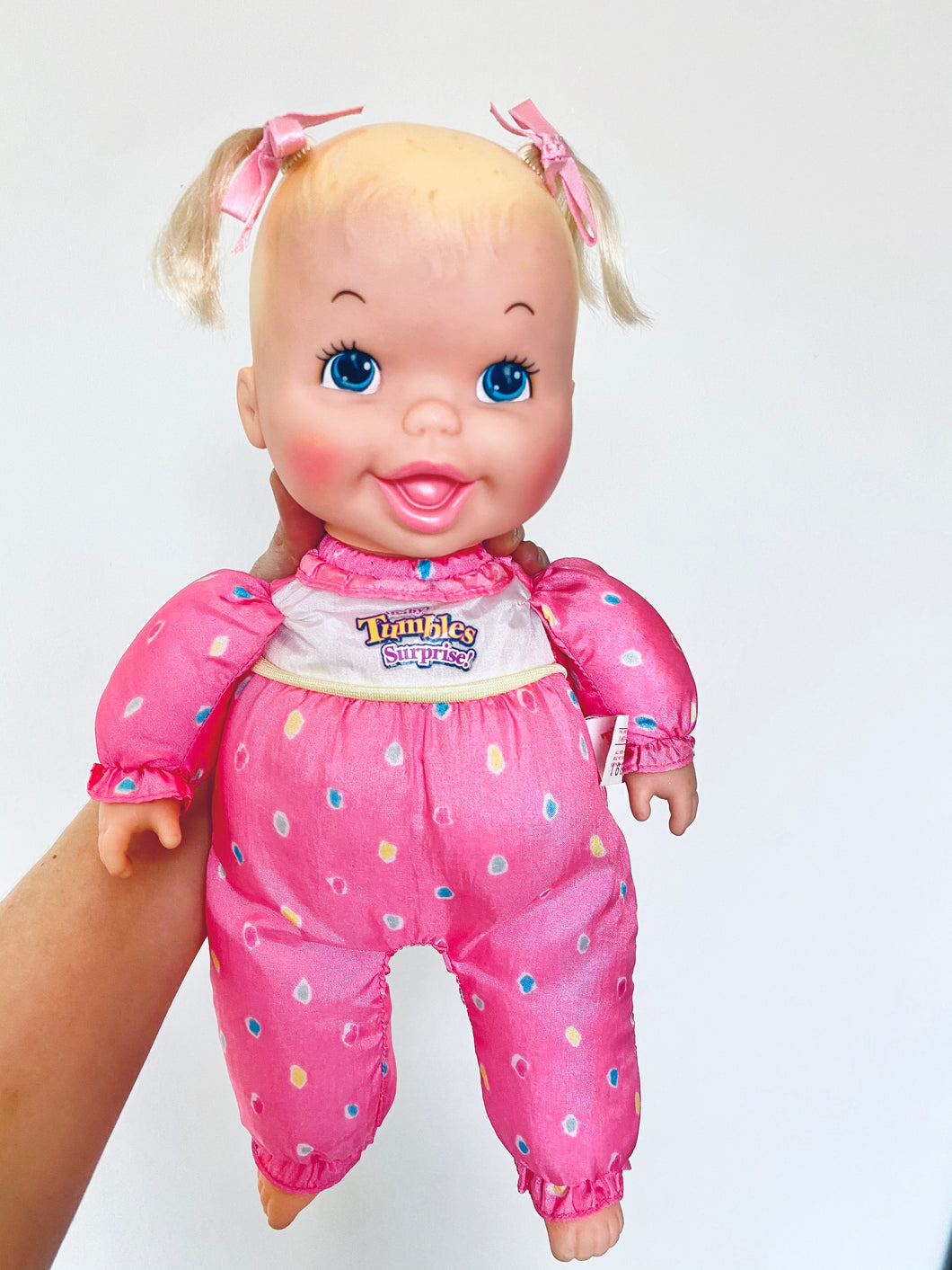 Baby Tumbles Surprise