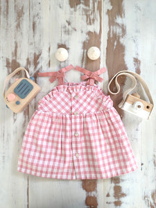 Vestido Calendula Rosado
